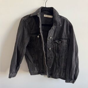 ASOS Size 4 Charcoal Denim Jacket